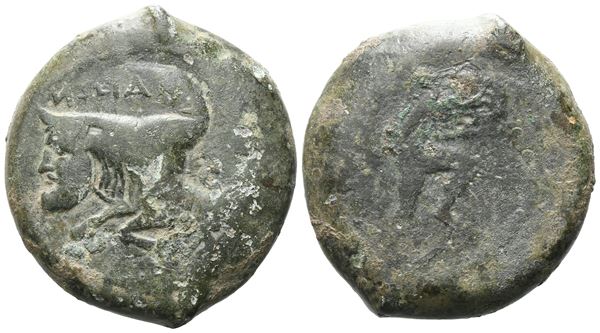 Sicily, Sileraioi, c. 340-330 BC. Æ Litra (29mm, 28.22g).