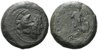 Sicily, Tyrrhenoi, 354/3-344 Bc. Æ (31 MM, 31.70 G).