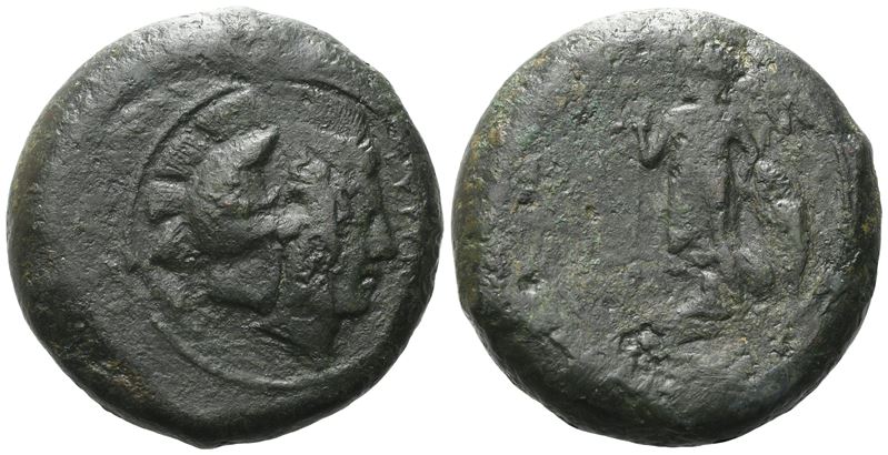 Sicily, Tyrrhenoi, 354/3-344 Bc. Æ (31 MM, 31.70 G).