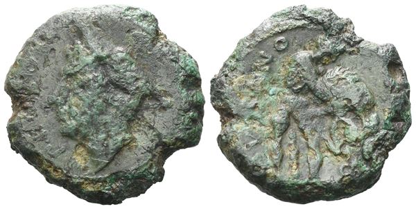 Northern Campania, Suessa Aurunca, c. 265-240 BC. Æ (20 mm, 6.33 g).  - Auction GREEK & ROMAN PROVINCIAL COINS AND NUMISMATIC LITERATURE Including a wide selection of Alexandrian Coins from the Dattari Collection - Bertolami Fine Art - Prague