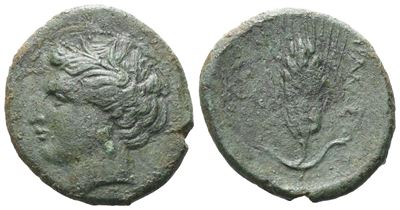 Southern Lucania, Herakleia, C. 281-272 Bc. Æ (20 MM, 4.54 G).