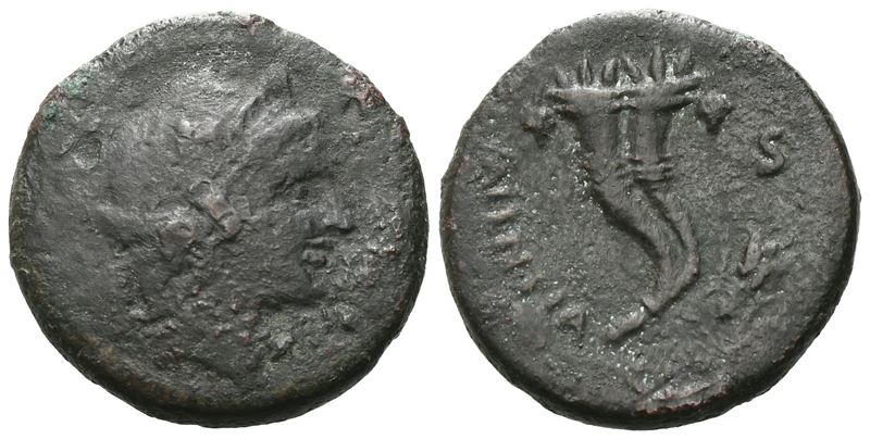 Bruttium, Vibo Valentia, C. 193-150 Bc. Æ Semis (20 MM, 5.74 G).