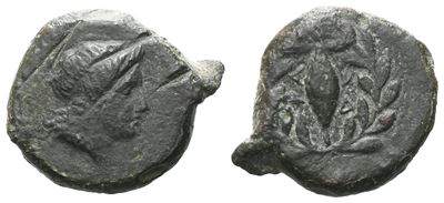 Sicily, Adranon, C. 339-307 Bc. Æ (13 MM, 2.65 G).