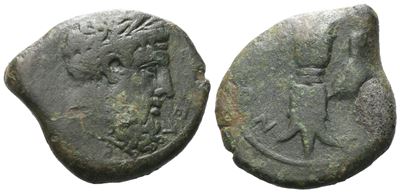 Sicily, Agyrion, C. 344-338 Bc. Æ (21 MM, 8.58 G).