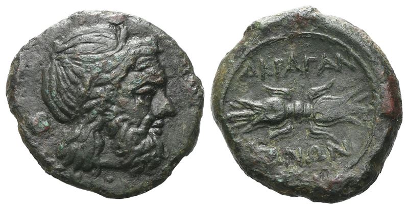 Sicily, Akragas, C. 300-287 Bc. Æ (14 MM, 2.32 G).