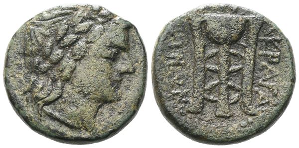 Sicily, Akragas, c. early 2nd century BC. Æ (21 mm, 10.34 g).  - Auction GREEK & ROMAN PROVINCIAL COINS AND NUMISMATIC LITERATURE Including a wide selection of Alexandrian Coins from the Dattari Collection - Bertolami Fine Art - Prague