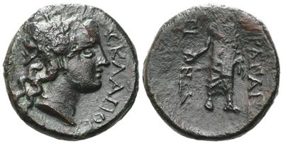 Sicily, Akragas, After 210 Bc. Æ (21 MM, 6.91 G).