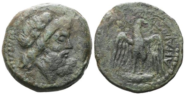 Sicily, Akragas, c. late 2nd century BC. Æ (22 mm, 9.22 g).  - Auction GREEK & ROMAN PROVINCIAL COINS AND NUMISMATIC LITERATURE Including a wide selection of Alexandrian Coins from the Dattari Collection - Bertolami Fine Art - Prague