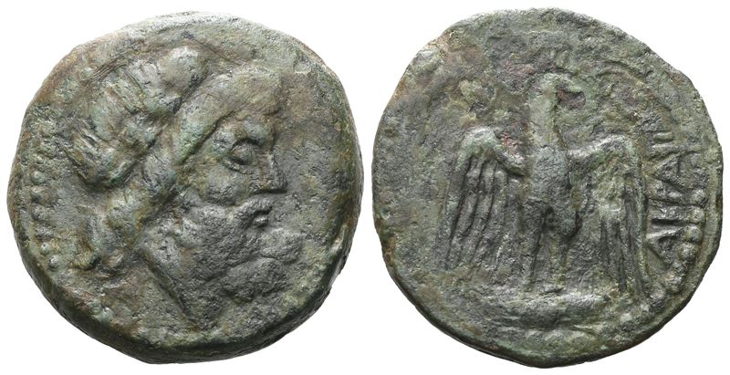 Sicily, Akragas, C. Late 2nd Century Bc. Æ (22 MM, 9.22 G).