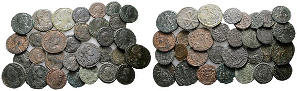 Lot of 30 Roman Æ coins