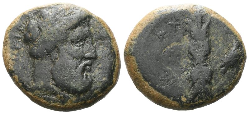 Sicily, Alaisa Archonidea, C. 339-317 Bc. Æ (20 MM, 10.12 G).