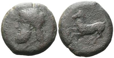 Sicily, Alaisa Archonidea, C. 339-317 Bc. Æ (26 MM, 18.54 G).