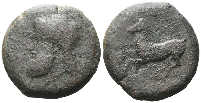 Sicily, Alaisa Archonidea, C. 339-317 Bc. Æ (26 MM, 18.54 G).