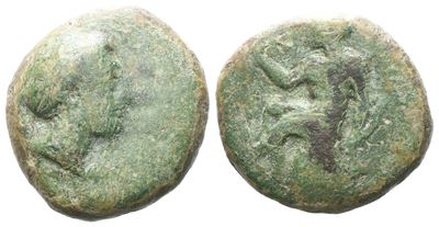 Sicily, Alaisa Archonidea, C. Late 4th Century Bc. Æ (17 MM, 5.32 G).