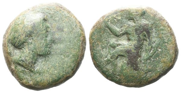 Sicily, Alaisa Archonidea, c. late 4th century BC. Æ (17 mm, 5.32 g).  - Auction GREEK & ROMAN PROVINCIAL COINS AND NUMISMATIC LITERATURE Including a wide selection of Alexandrian Coins from the Dattari Collection - Bertolami Fine Art - Prague
