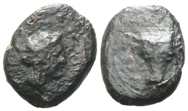 Sicily, Alaisa Archonidea, c. 325-317 BC. Æ (14 mm, 2.83 g).  - Auction GREEK & ROMAN PROVINCIAL COINS AND NUMISMATIC LITERATURE Including a wide selection of Alexandrian Coins from the Dattari Collection - Bertolami Fine Art - Prague