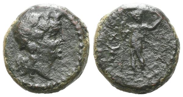 Sicily, Alaisa Archonidea, c. 95-44 BC. Æ (13 mm, 2.68 g).