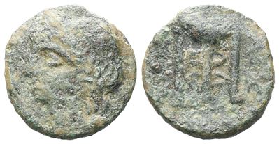 Sicily, Alaisa Archonidea, C. 95-44 Bc. Æ (20 MM, 3.93 G).