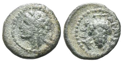 Sicily, Alaisa Archonidea, C. 2nd Century Bc. Æ (11 MM, 0.86 G).