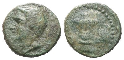 Sicily, Alaisa Archonidea(?), C. 212-190 Bc. Æ (11 MM, 0.99 G).