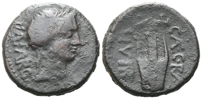 Sicily, Alaisa Archonidea, C. 44-30 Bc. Æ (21 MM, 7.56 G).