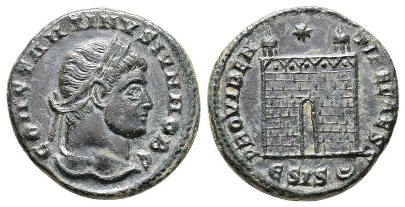 Constantine II (caesar, 316-337). Æ Follis (18mm, 2.84g).