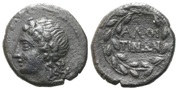 Sicily, Alontion, late 3rd-early 2nd century BC. Æ (15 mm, 2.59 g).