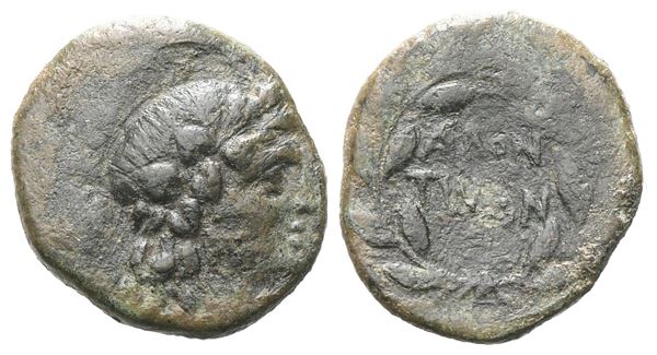 Sicily, Alontion, late 3rd-early 2nd century BC. Æ (12 mm, 1.38 g).