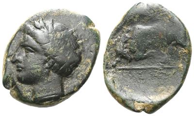 Sicily, Alontion, C. 280-270 Bc. Æ (20 MM, 6.35 G).