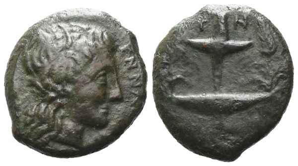 Sicily, Henna, c. 339/8-335 BC. Æ (16 mm, 3.90 g).
