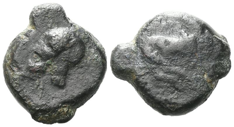 Sicily, Entella. Campanian Mercenaries, C. 345-338 Bc. Æ (16 MM, 5.96 G).