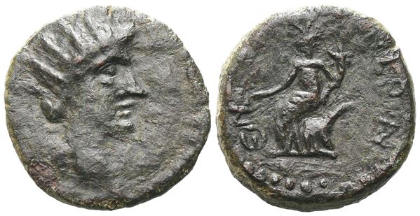 Sicily, Entella. L. Sempronius Atratinus, c. 36 BC. Æ (22 mm, 8.53 g).
