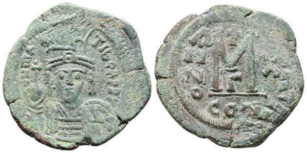 Maurice Tiberius (582-602). Æ 40 Nummi (30mm, 11.09g).