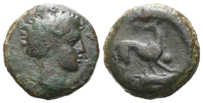 Sicily, Eryx, C. 400-390 Bc. Æ Hexas (14 MM, 3.11 G).