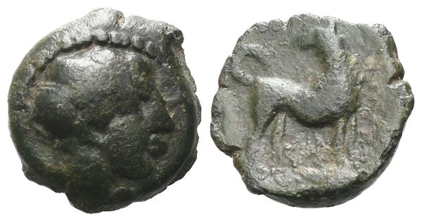 Sicily, Eryx, c. 410 BC. Æ Onkia (11 mm, 1.54 g).
