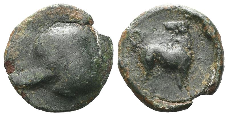 Sicily, Eryx, C. 410 Bc. Æ Onkia (12 MM, 1.19 G).