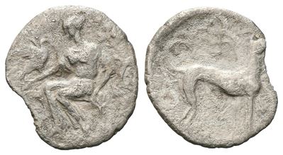 Sicily, Eryx, C. 409-398 Bc. Ar Litra (11 MM, 0.57 G).