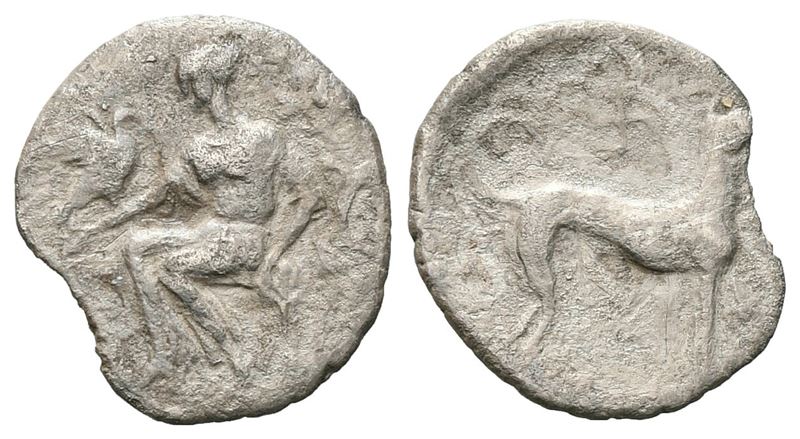 Sicily, Eryx, C. 409-398 Bc. Ar Litra (11 MM, 0.57 G).