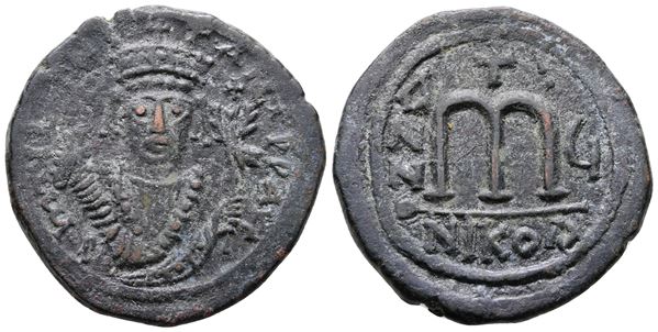 Tiberius II Constantine (578-582). Æ 40 Nummi (30mm, 13.70g).