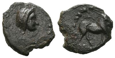 Uncertain Mint, C. 3rd-2nd Century Bc. Æ (11 MM, 0.93 G).