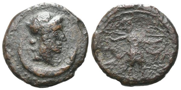 Islands of Sicily, Gaulos. Roman rule, mid 3rd-2nd century BC. Æ (16 mm, 3.29 g).
