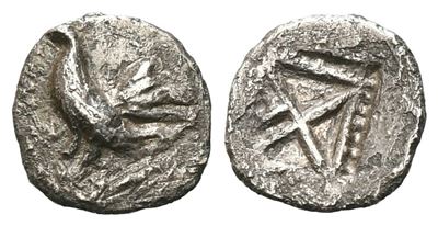 Sicily, Himera, C. 530-520 Bc. Ar Tetartemorion (7 MM, 0.15 G).