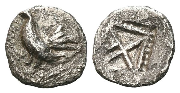 Sicily, Himera, c. 530-520 BC. AR Tetartemorion (7 mm, 0.15 g).