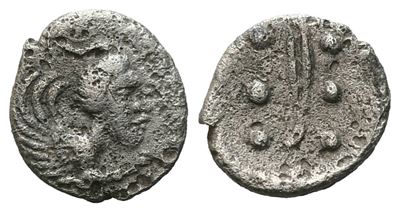 Sicily, Himera, C. 425-409 Bc. Ar Hemilitron - Hexonkion (8 MM, 0.38 G).