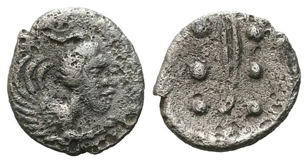 Sicily, Himera, c. 425-409 BC. AR Hemilitron - Hexonkion (8 mm, 0.38 g).