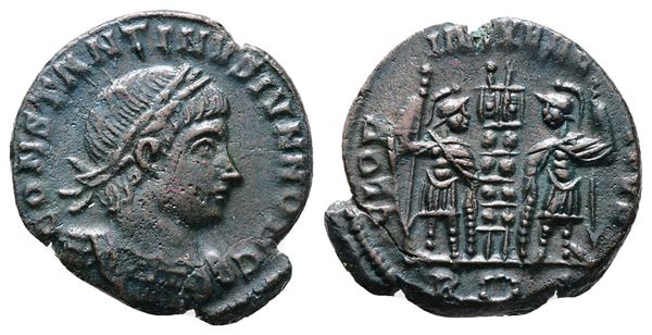 Constantine II (Caesar, 316-337). Æ Follis (18mm, 2.45g).  - Auction Greek, Roman and Byzantine Coins	 - Bertolami Fine Art - Prague