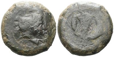 Sicily, Tyrrhenoi, 354/3-344 Bc. Æ (30 MM, 31.88 G).
