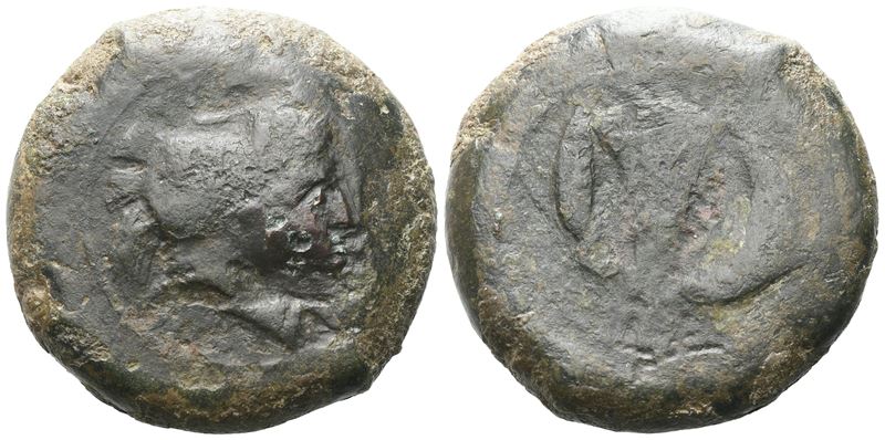 Sicily, Tyrrhenoi, 354/3-344 Bc. Æ (30 MM, 31.88 G).
