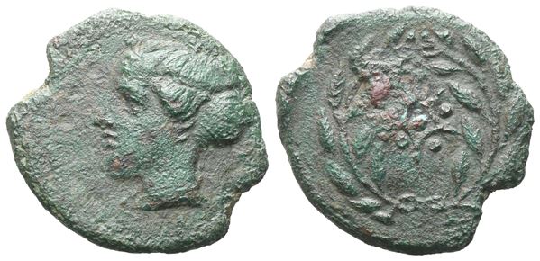 Sicily, Himera, c. 415-409 BC. Æ Hemilitron (19 mm, 3.22 g).