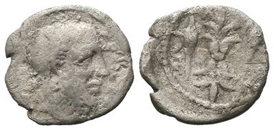 Sicily, Himera, C. 409-407 Bc. Ar Trihemiobol (12 MM, 0.65 G).